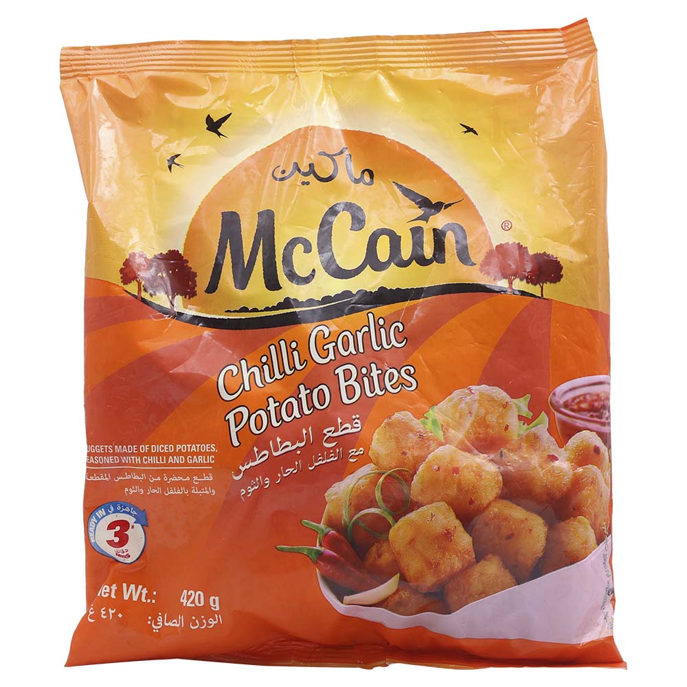 Mccain Chili Garlic Potato Bites 420g