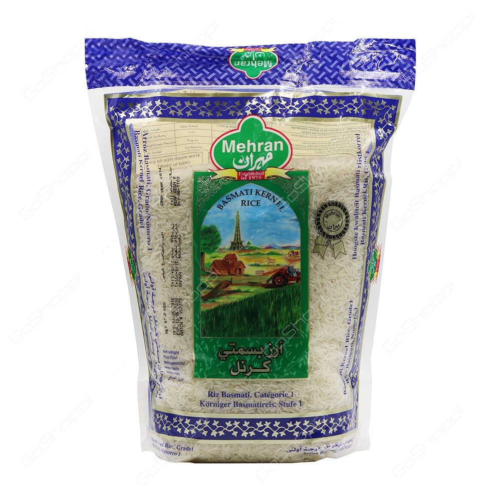 Mehran Basmati Kernel Rice 2 kg