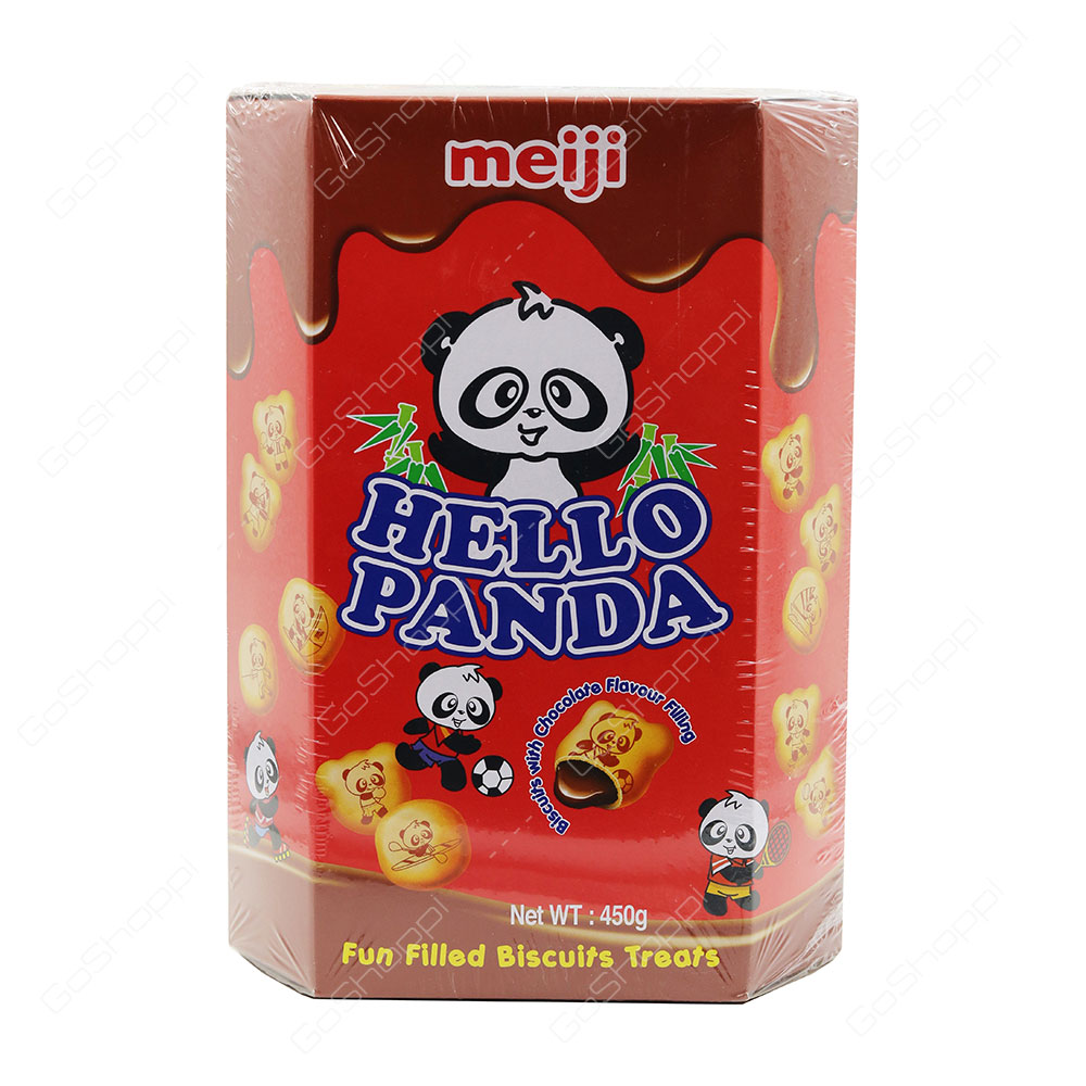 Meiji Hello Panda Biscuits With Chocolate Flavour Filling 450 g