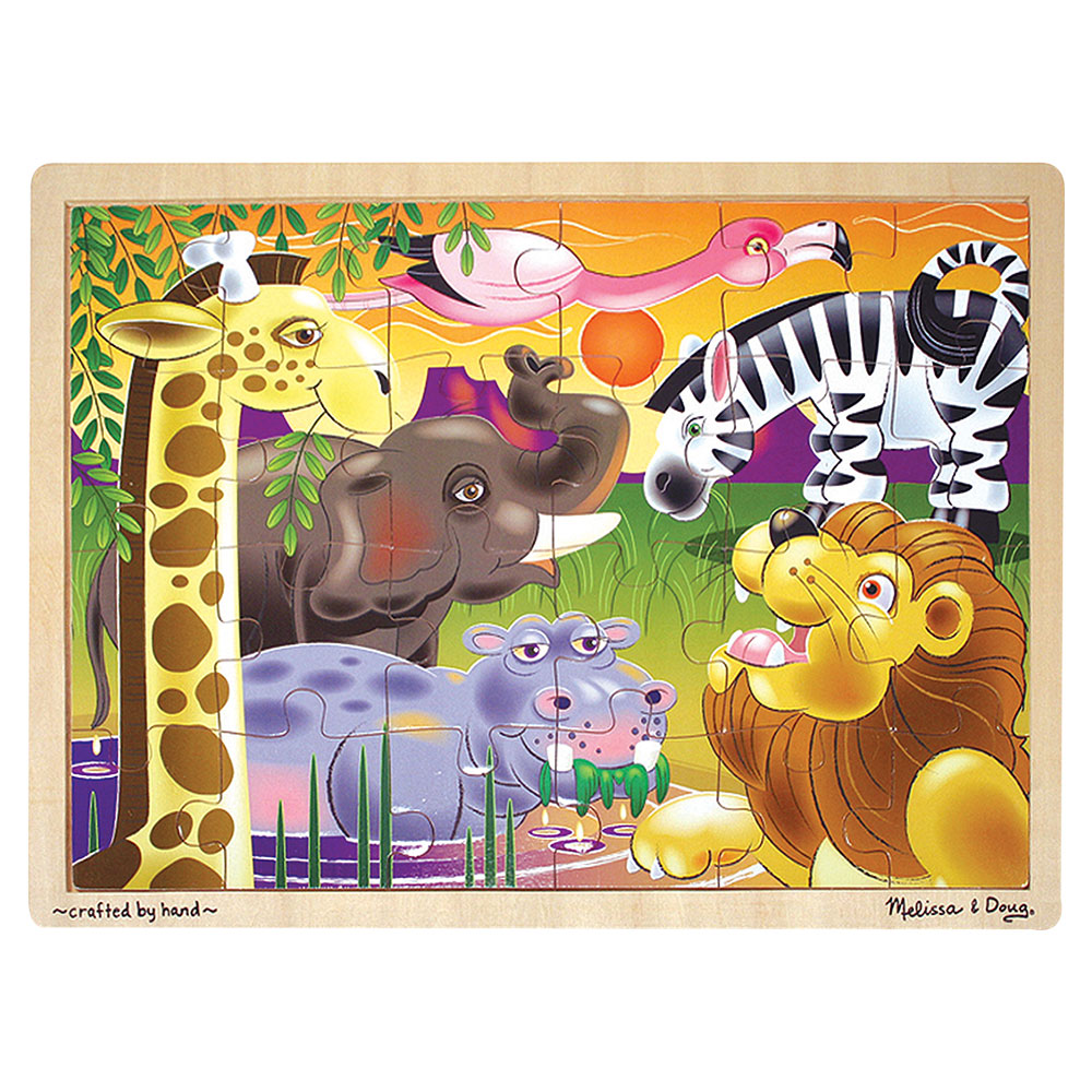 Melissa And Doug African Plains 24-Piece Jigsaw Puzzle
