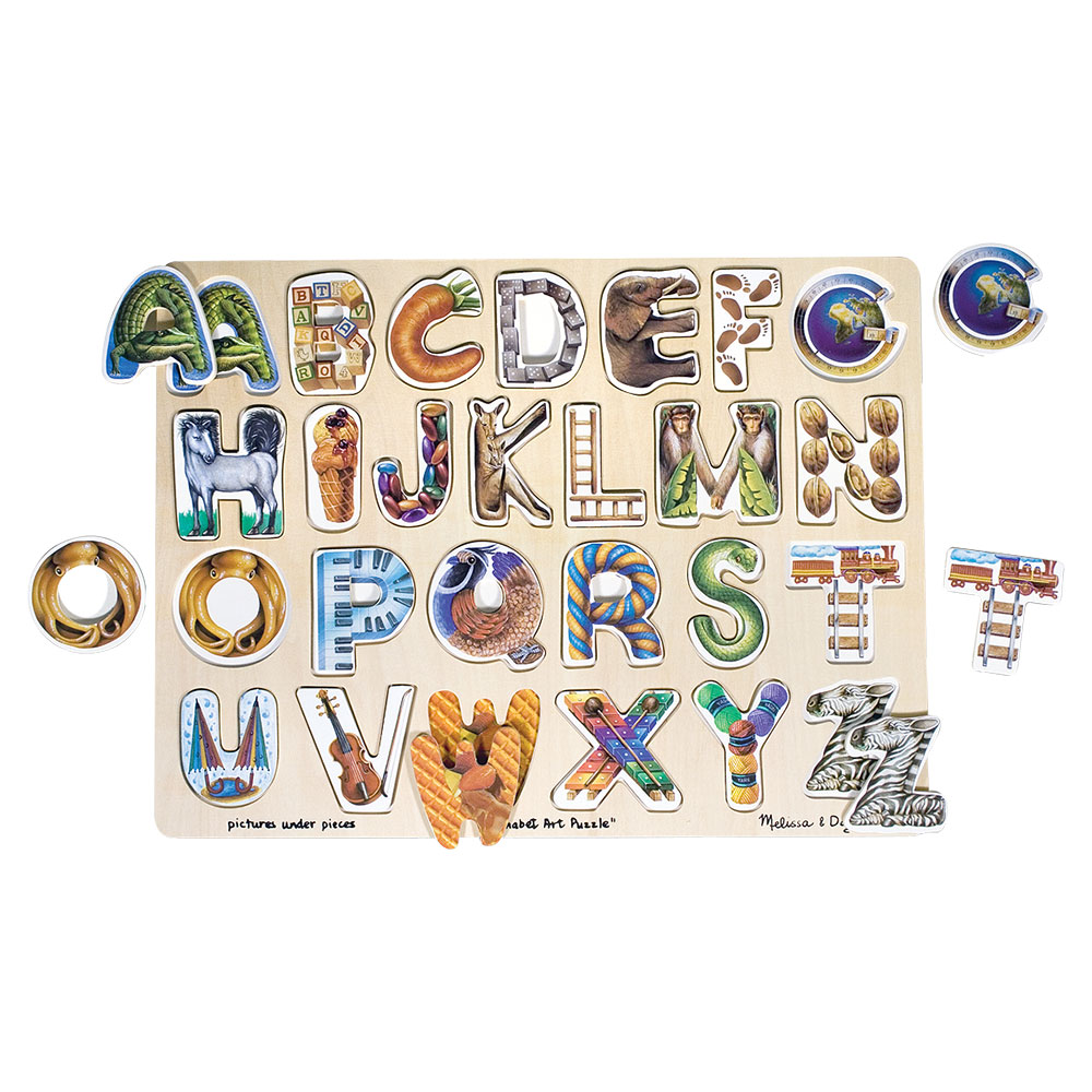 Melissa And Doug Alphabet Art Puzzle