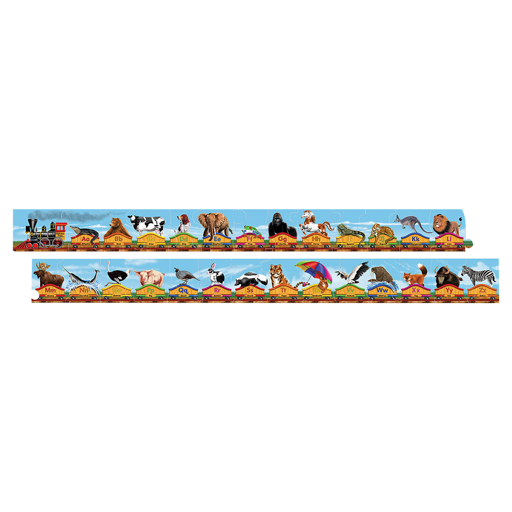 Melissa And Doug Alphabet Train 28 Piece Floor Puzzle