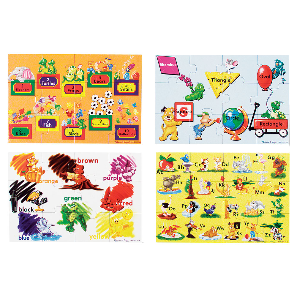 Melissa And Doug Beginning Skills Floor Puzzle - 48 Pieces