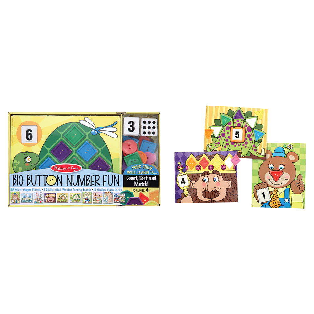 Melissa And Doug Big Button Number Fun