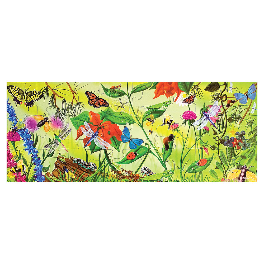 Melissa And Doug Bugs Floor Puzzle 24 pc
