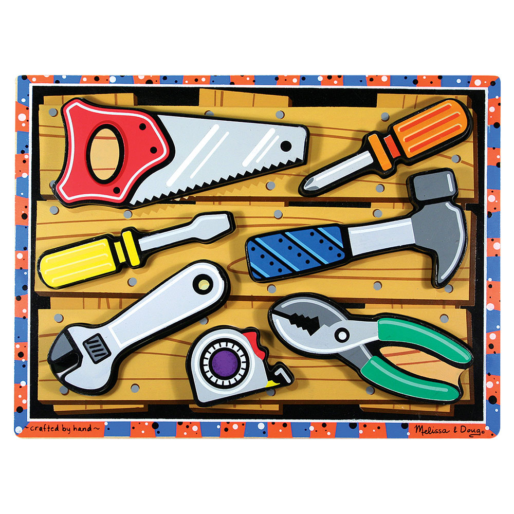 Melissa And Doug Chunky Puzzle - Tools