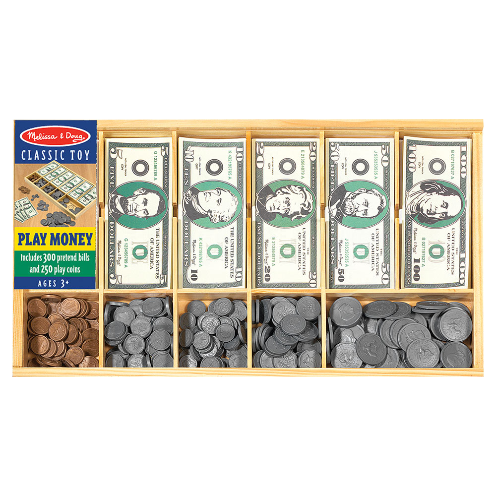 Melissa And Doug Classic Play Money Set