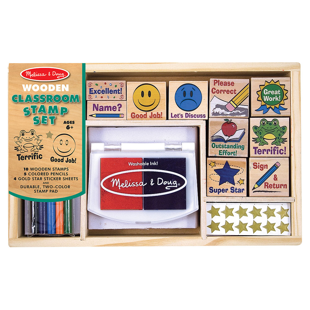 Melissa And Doug Classroom Stamp Set