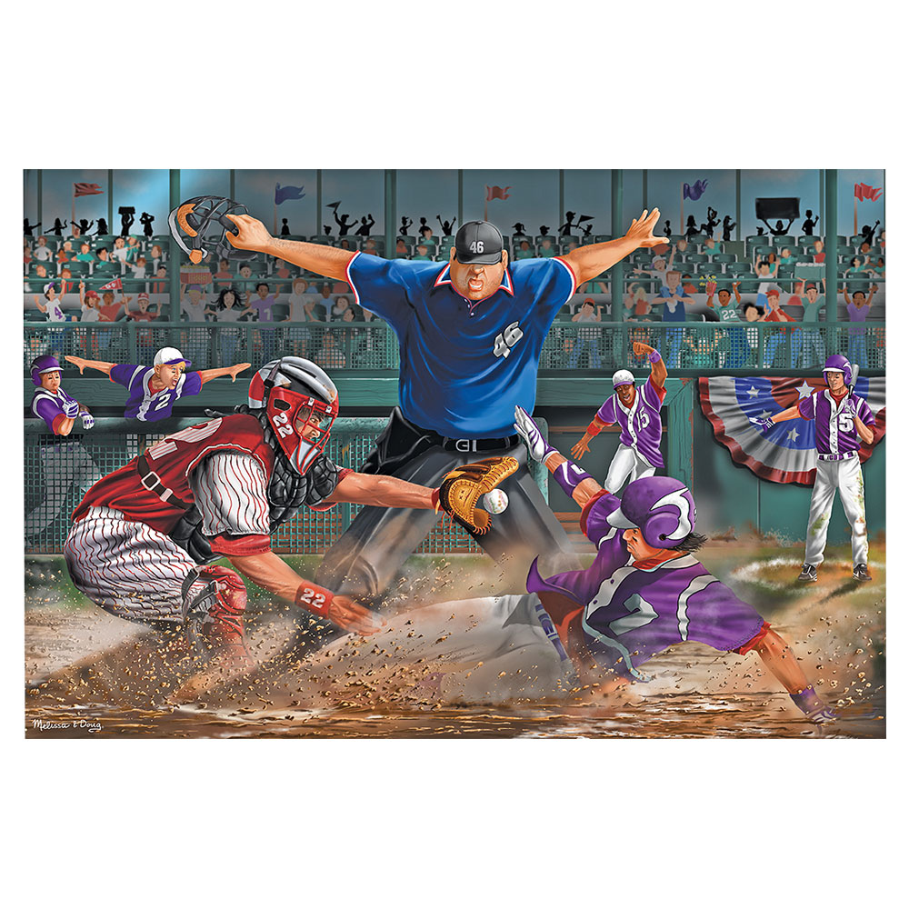 Melissa And Doug Close Call Floor Puzzle 48 Pcs