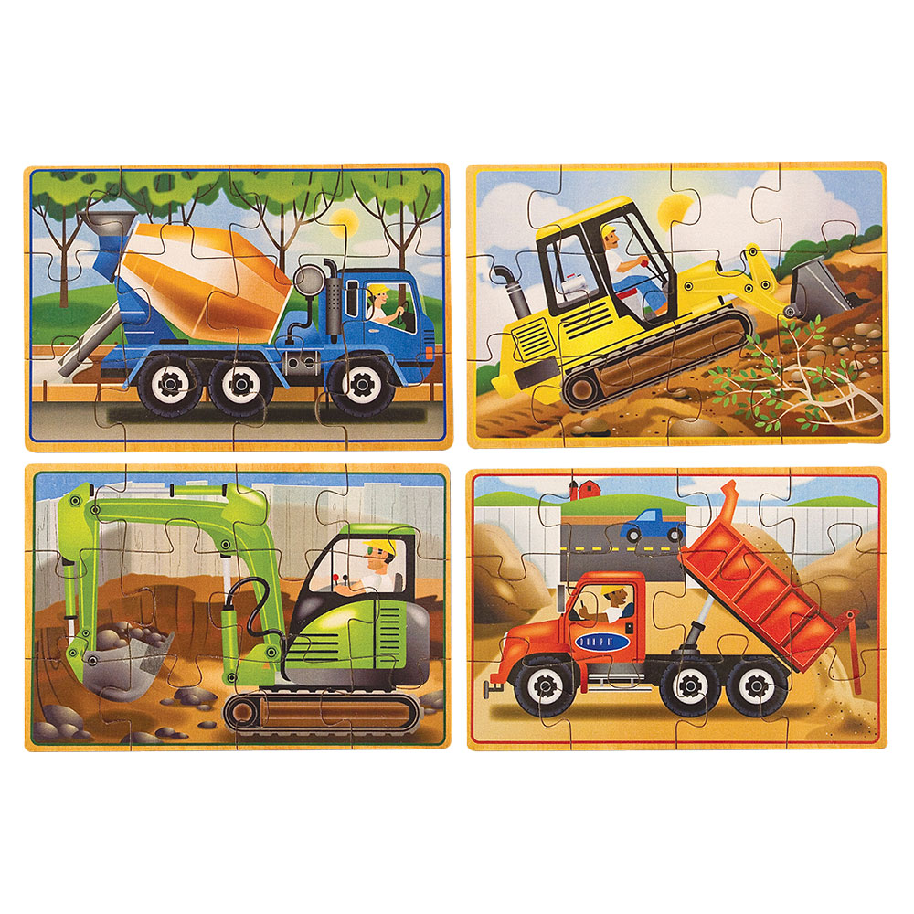 Melissa And Doug Construction Puzzles In A Box