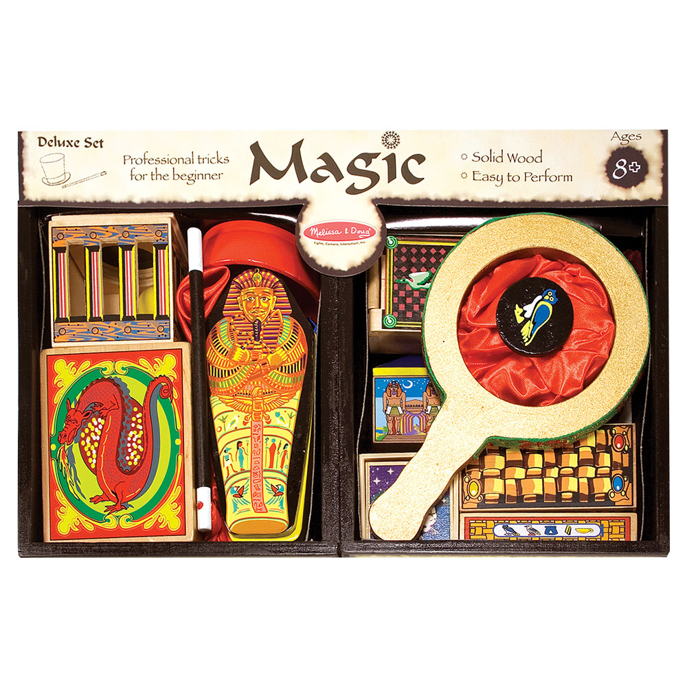 Melissa And Doug Deluxe Solid-Wood Magic Set