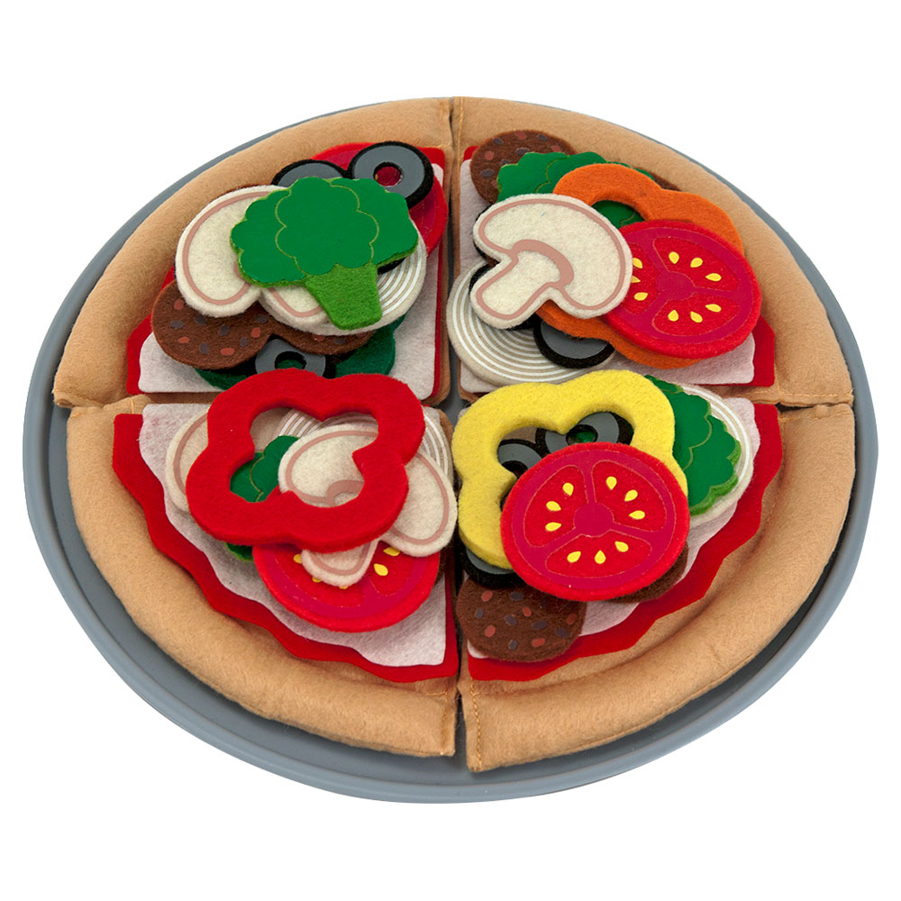 Melissa And Doug Felt Food Pizza Set