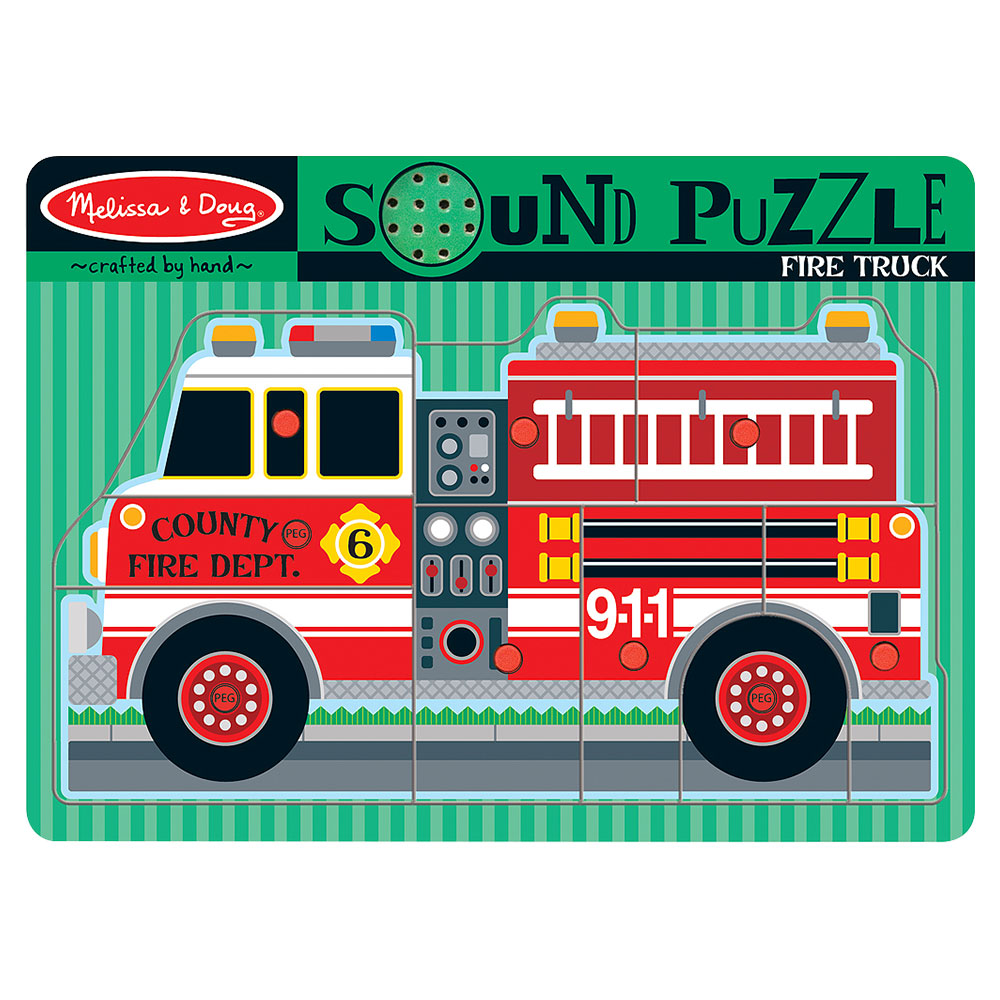 Melissa And Doug Fire Truck Sound Puzzle