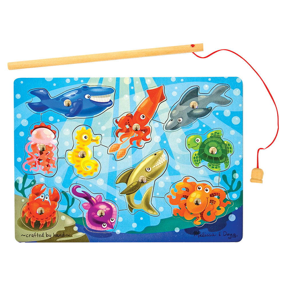 Melissa And Doug Fishing Magnetic Puzzle Game