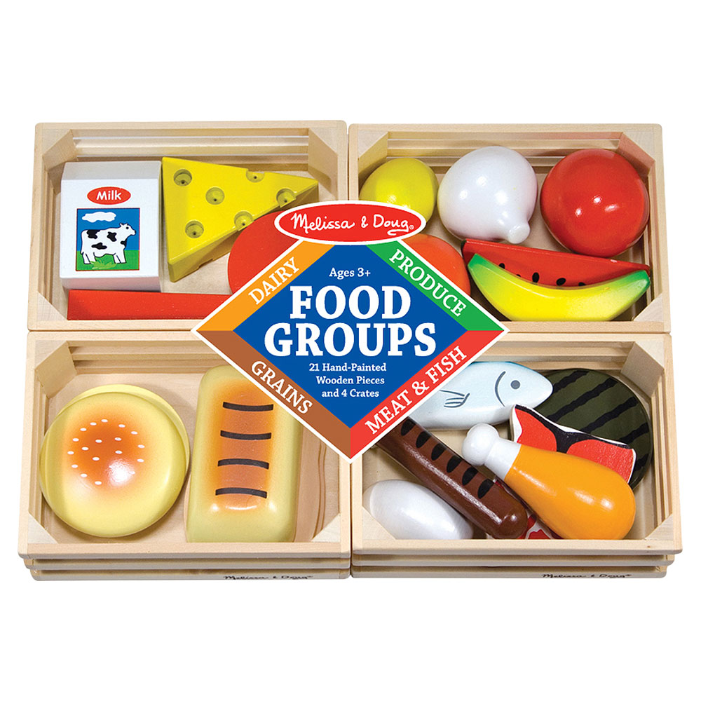Melissa And Doug Food Groups Wooden Set