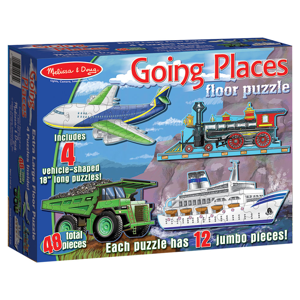 Melissa And Doug Going Places 48 Pc Floor Puzzle