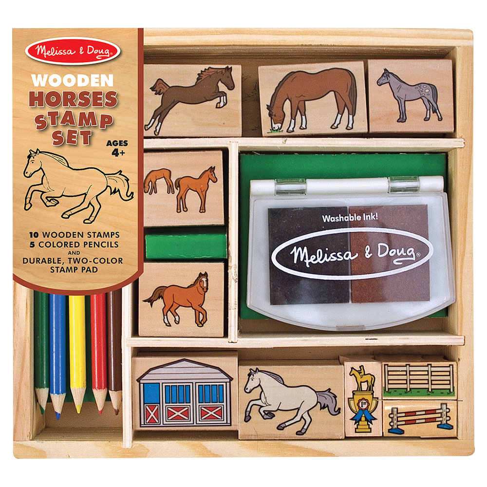 Melissa And Doug Horses Stamp Set