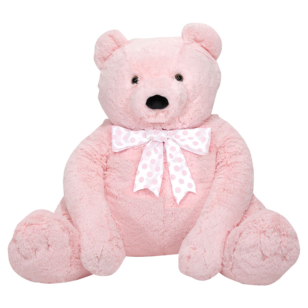 Melissa And Doug Jumbo Pink Teddy Bear - Plush