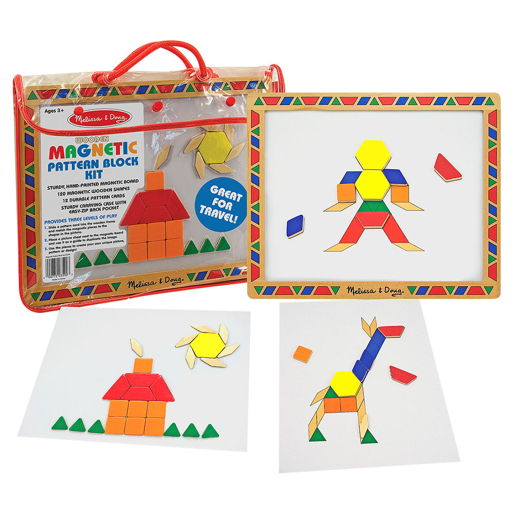 Melissa And Doug Magnetic Pattern Block Kit