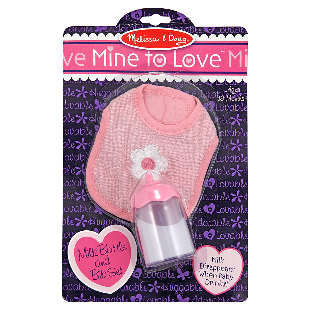 Melissa And Doug Milk Bottle And Bib Set