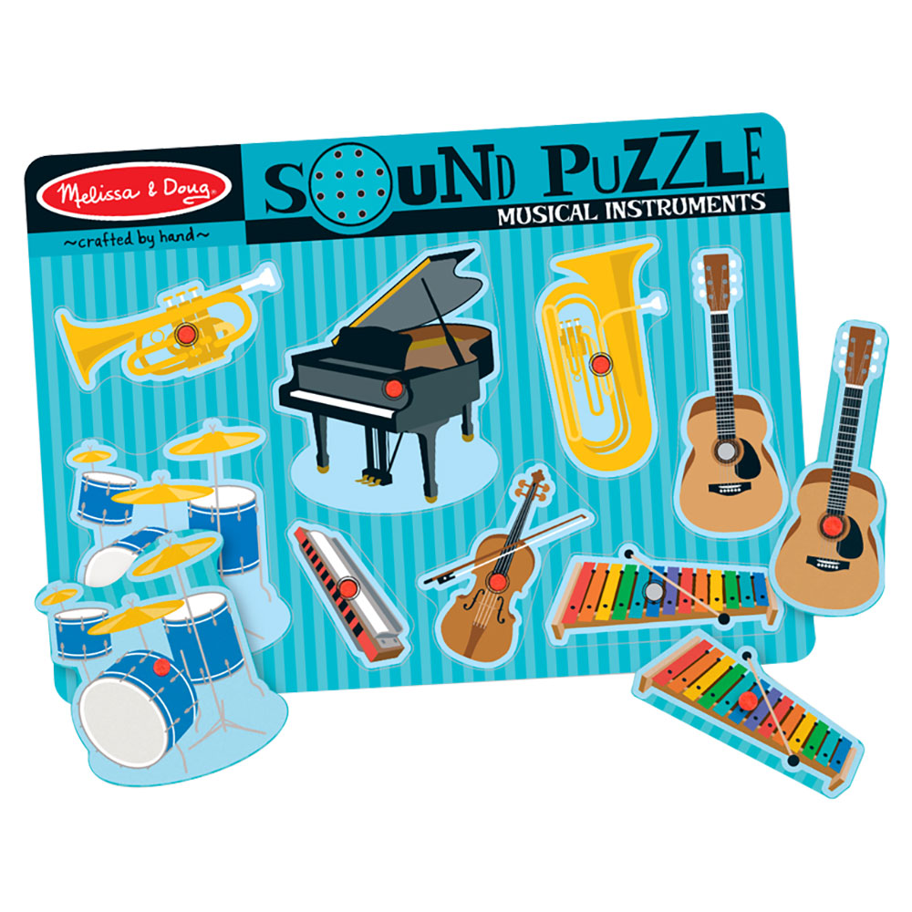 Melissa And Doug Musical Instruments Sound Puzzle