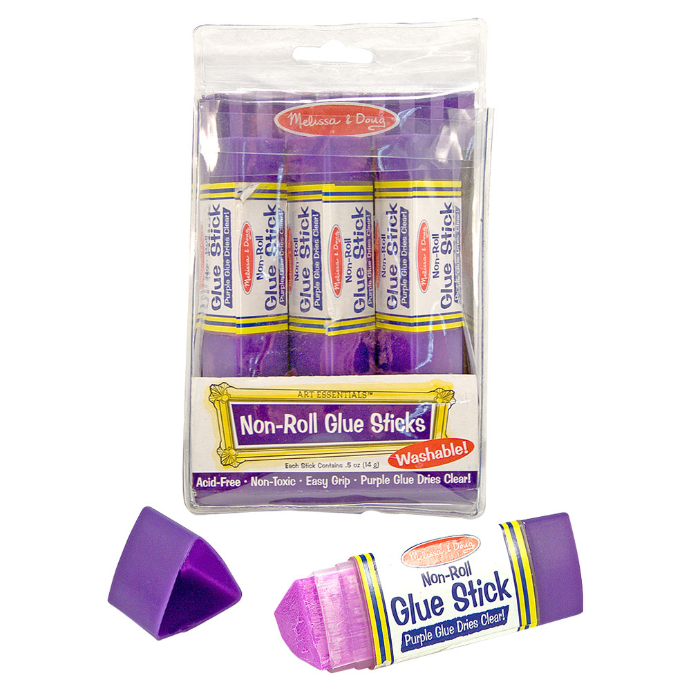 Melissa And Doug Non-Roll Glue Stick 3 Pack