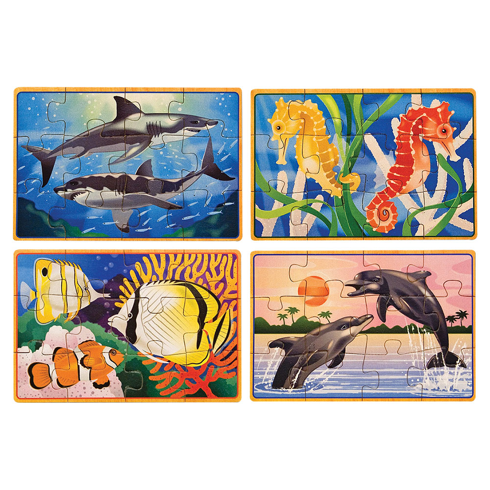 Melissa And Doug Sea Life In A Box Jigsaw Puzzles