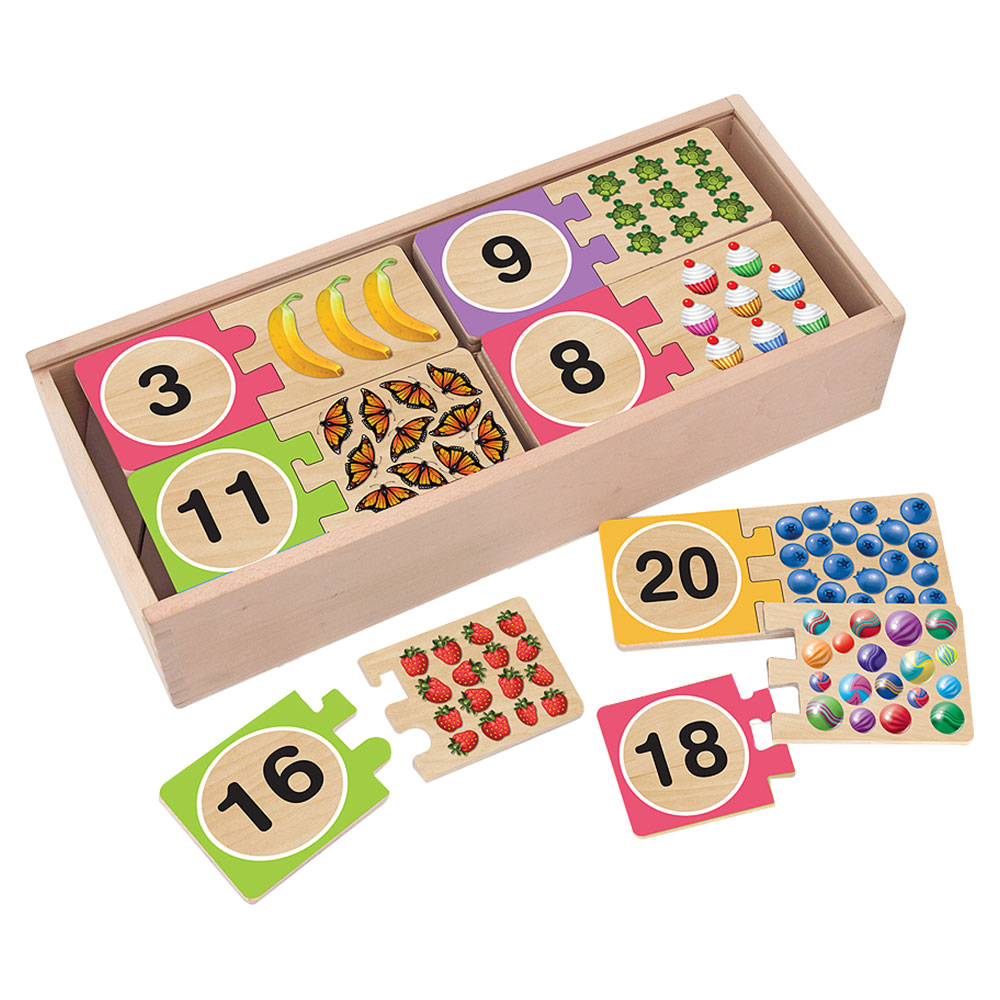 Melissa And Doug Self Correcting Number Puzzle Pack