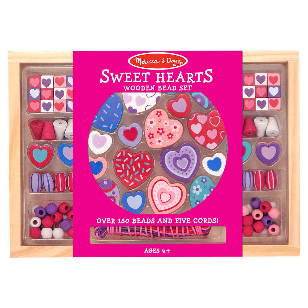 Melissa And Doug Sweet Hearts Bead Set