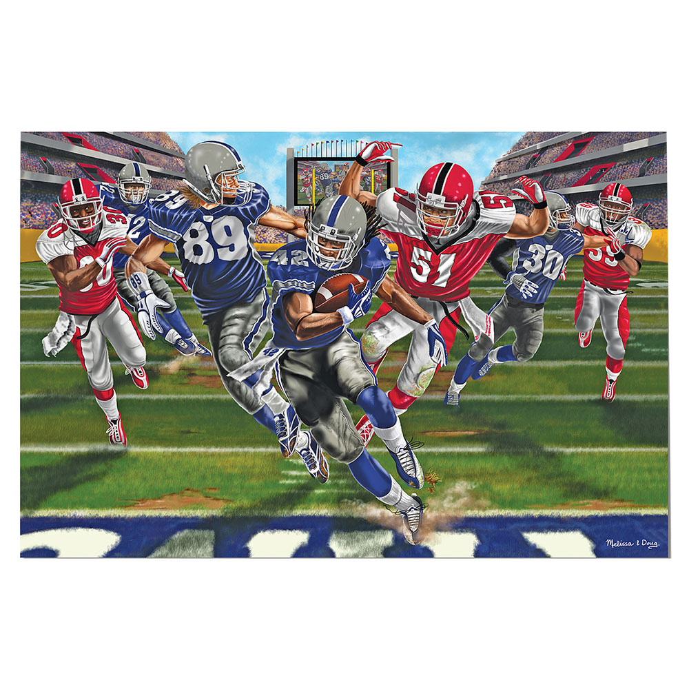 Melissa And Doug Touchdown! Floor Puzzle 48 Pcs