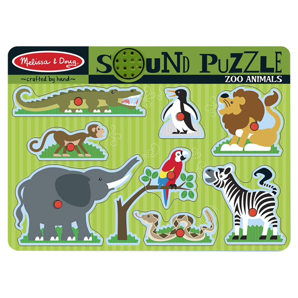 Melissa And Doug Zoo Animals Sound Puzzle