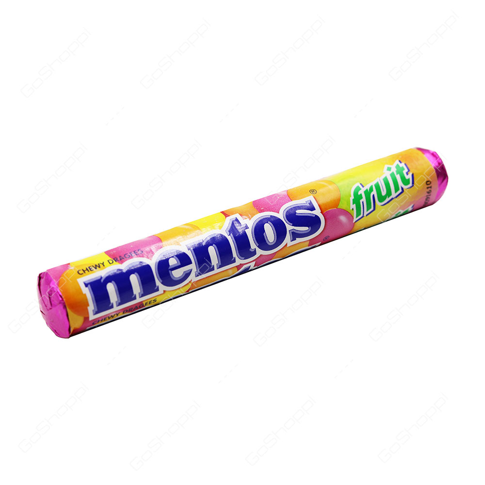 Mentos Chewy Dragees Fruit 38 g