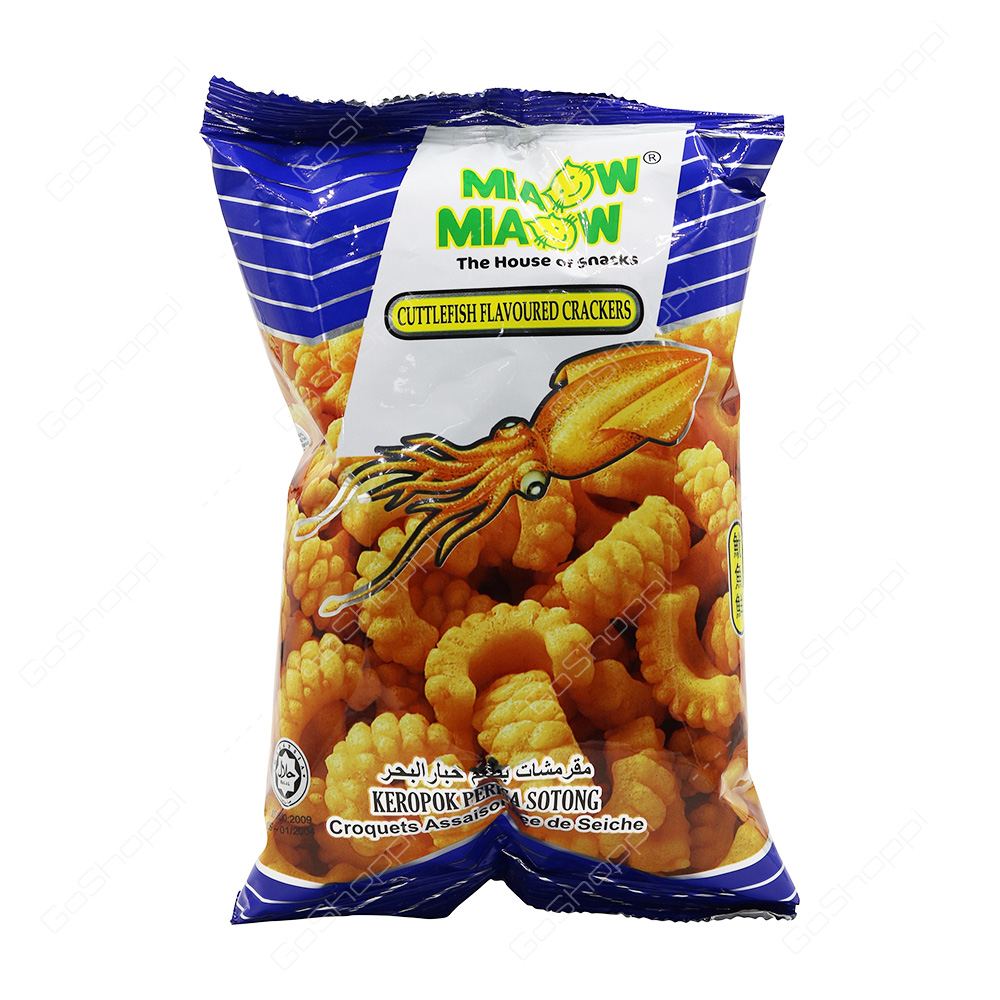 Miaow Miaow Cuttlefish Flavoured Crackers  60 g