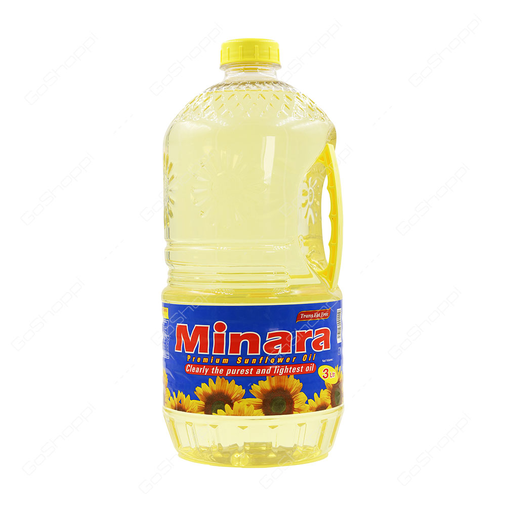 Minara Premium Sunflower Oil 3 l