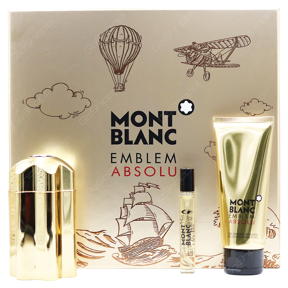 Mont Blanc Emblem Absolu For Men Gift Set 3pcs