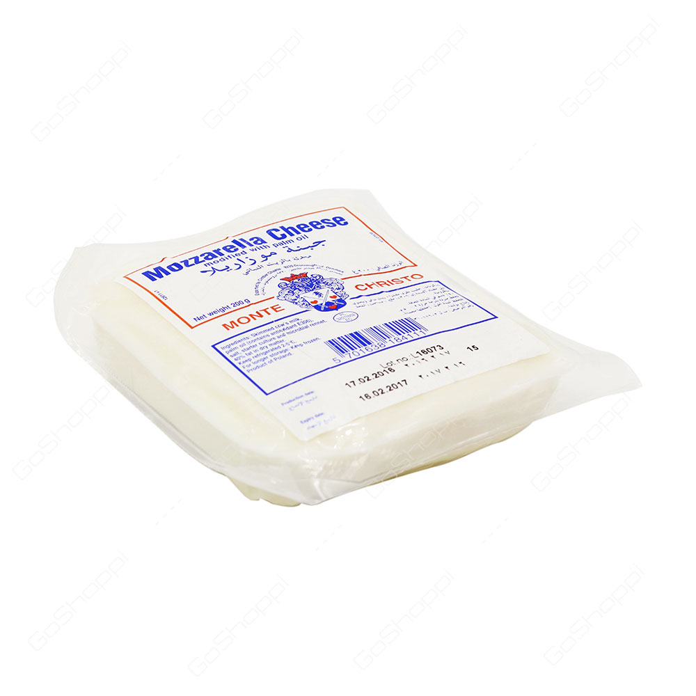 Monte Christo Mozzarella Cheese Modified With Palm Oil 200 g