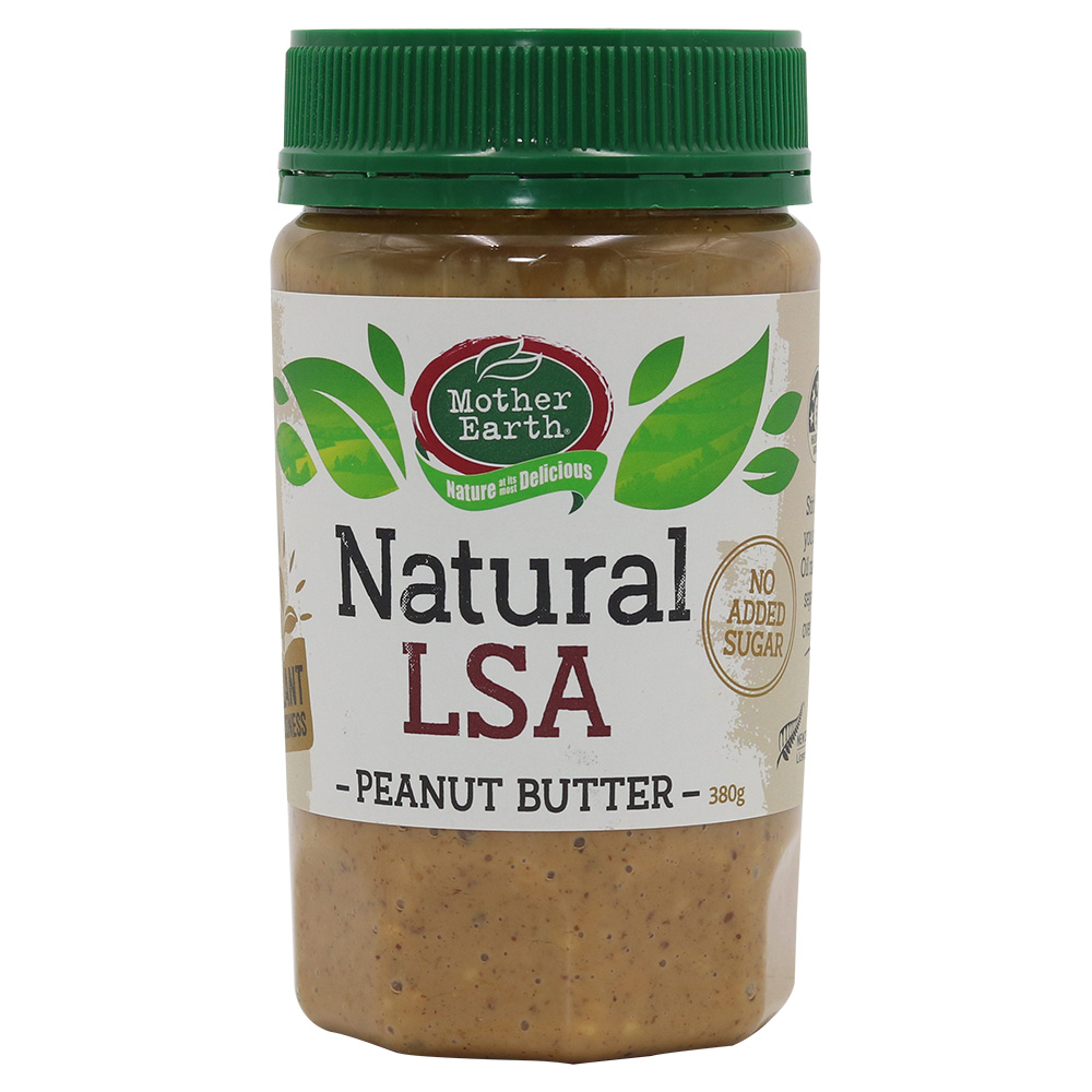Mother Earth Natural LSA Peanut Butter 380g