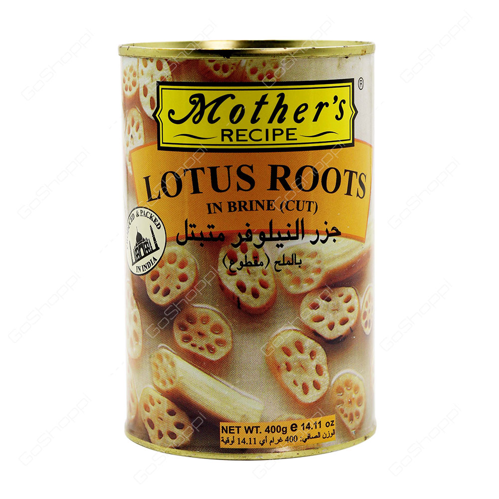 Mothers Recipe Lotus Roots In Brine Cut 400 g