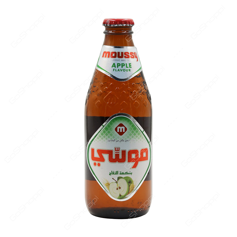 Moussy Apple Flavour Non Alcoholic Malt Beverage 330 ml