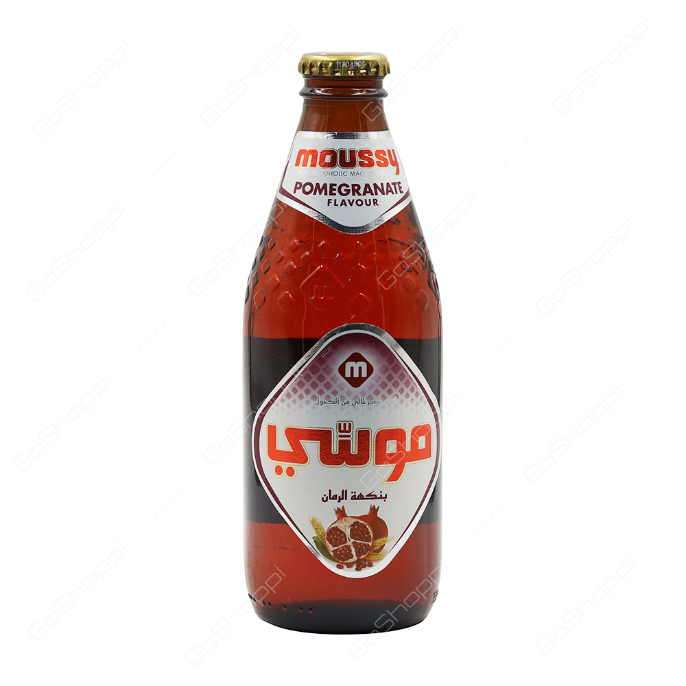 Moussy Pomegranate Flavour Non Alcoholic Malt Beverage 330 ml
