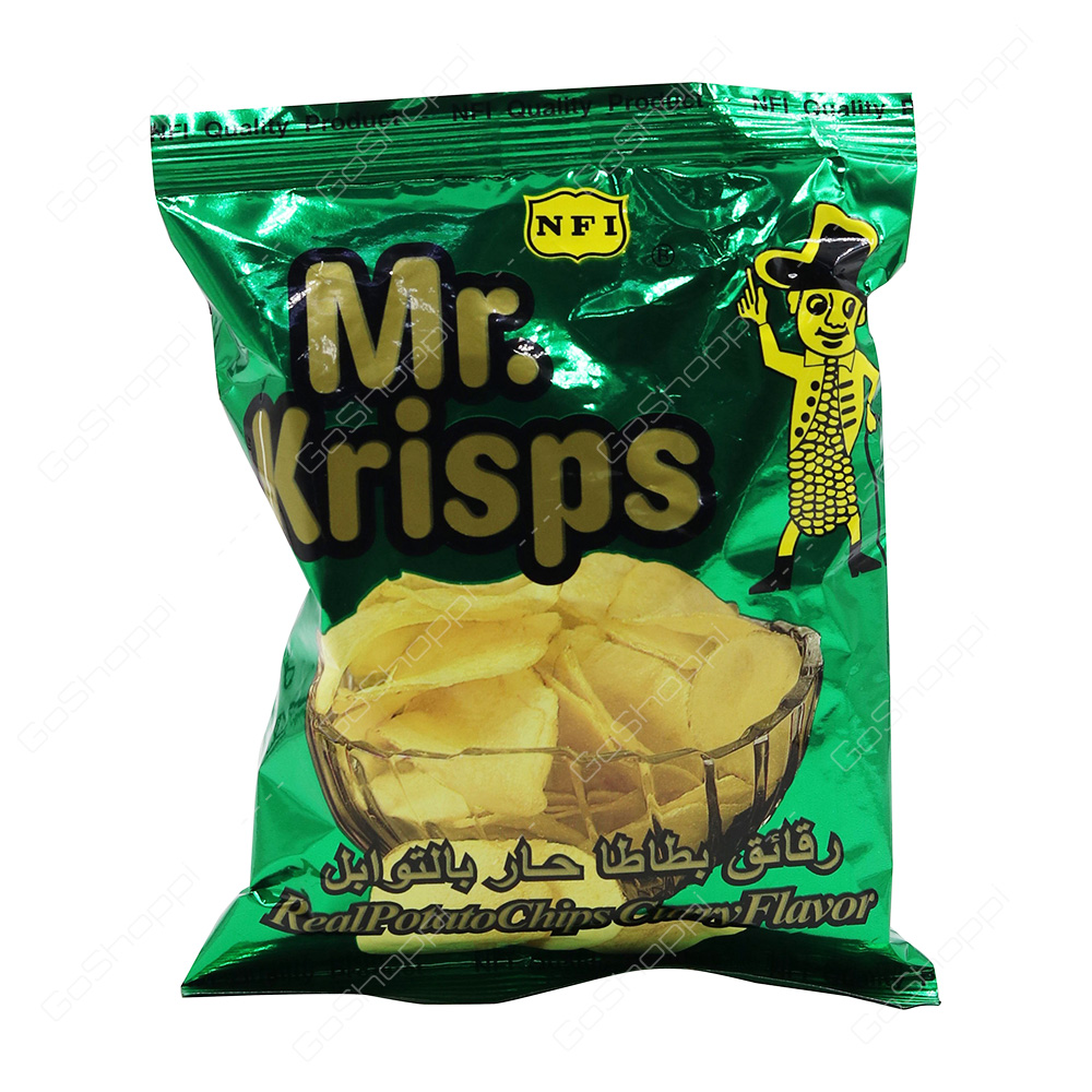 Mr Krisps Real Potato Chips Curry Flavour 15 g Buy Online
