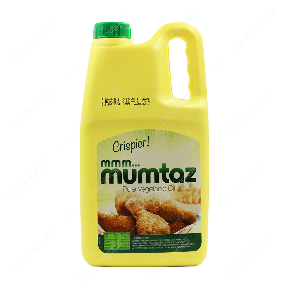 Mumtaz Crispier Pure Vegetable Oil 1.8 l