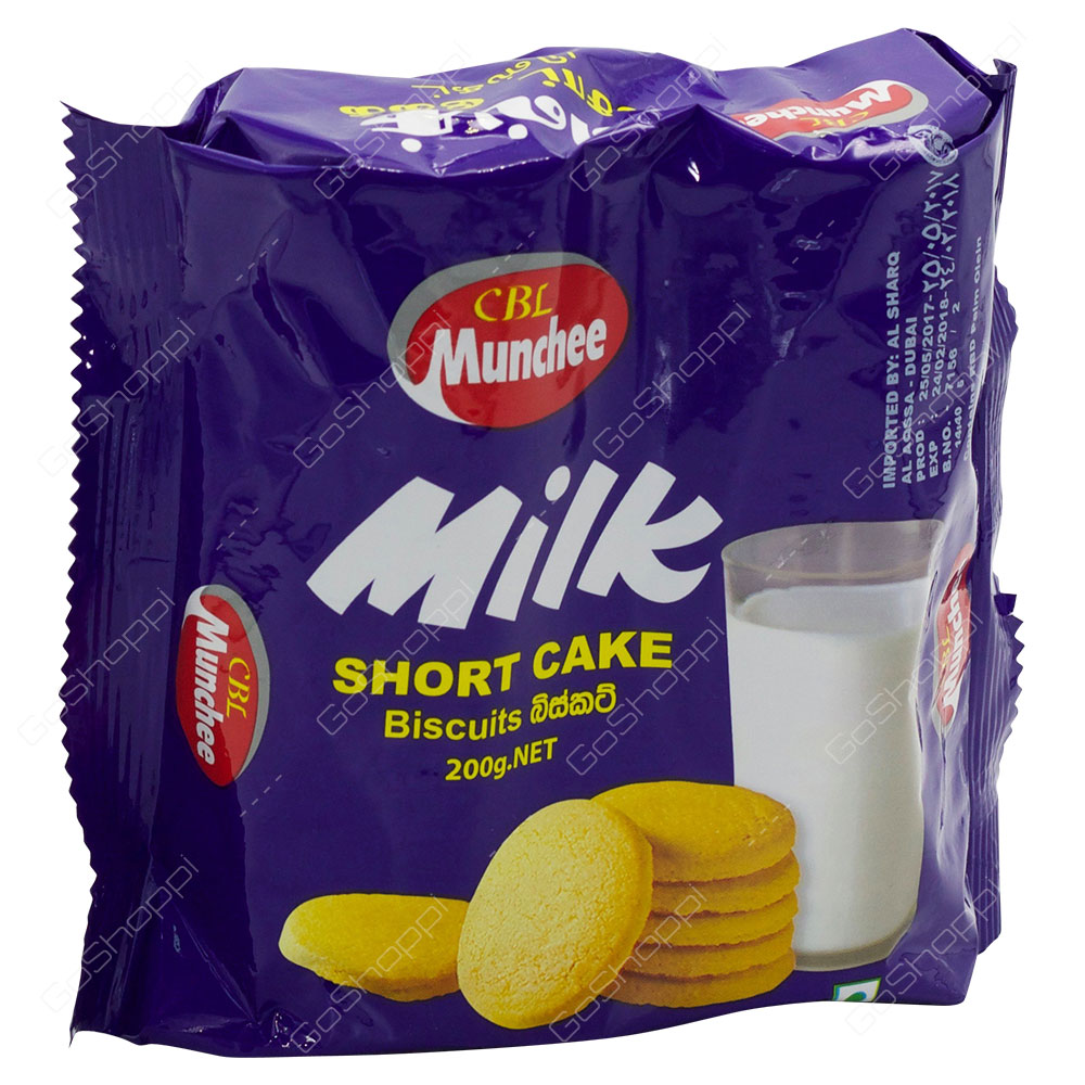 CBL Munchee Milk Short Cake Biscuits 200 g
