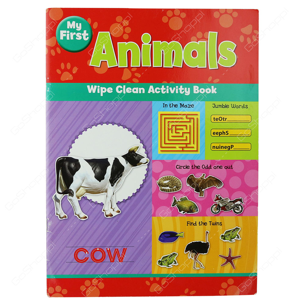My First Animals - Wipe Clean Activity Book