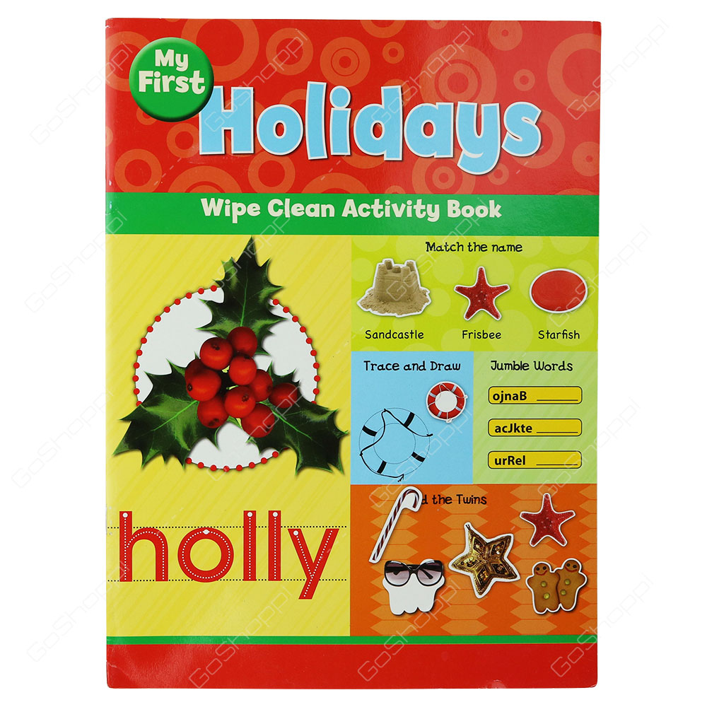 My first Holiday Wipe Clean Activity Book