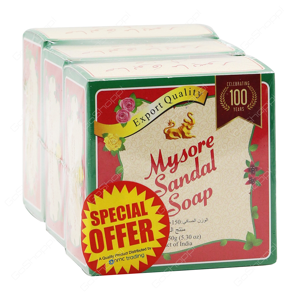 Mysore Sandal Soaps Special Offer 3X150 g