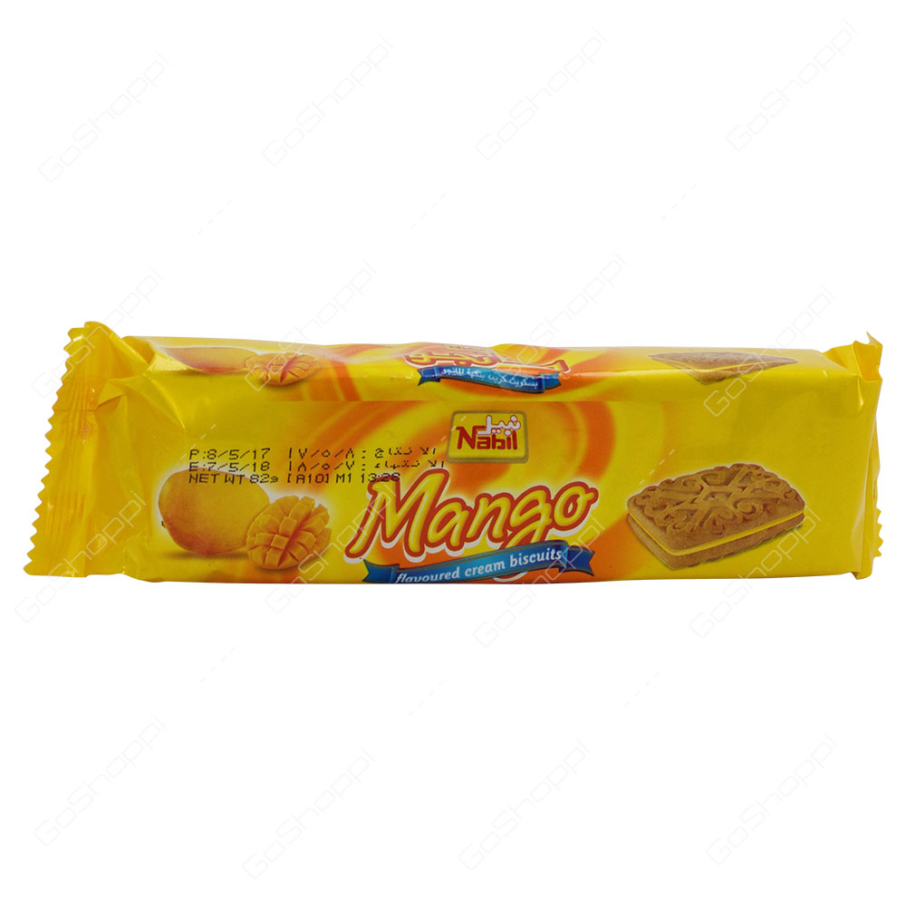 Nabil Mango Flavoured Cream Biscuits 82 g