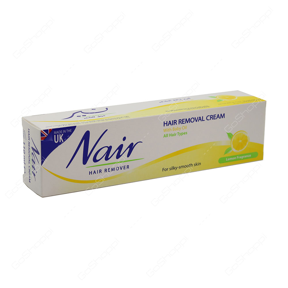 Nair Hair Removal Cream Lemon Fragrance With Baby Oil 110 ml