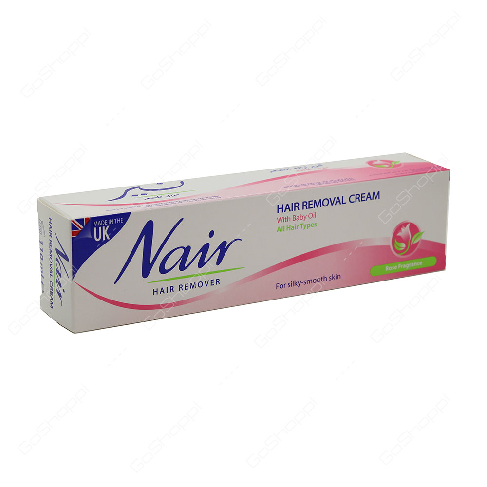 Nair Hair Removal Cream Rose Fragrance With Baby Oil 110 ml