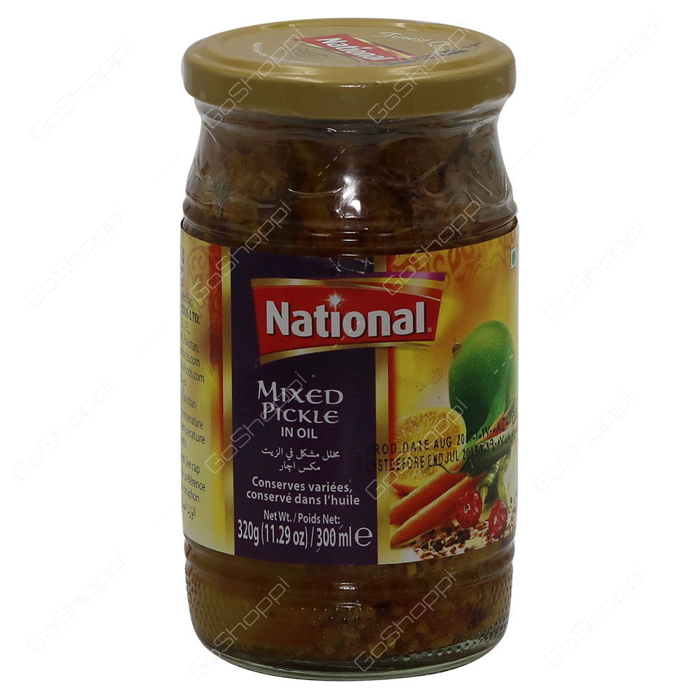 National Mixed Pickle In Oil 320 g